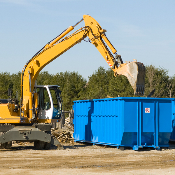 what size residential dumpster rentals are available in Scott New York